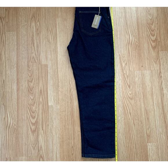 Patagonia Women's Straight Fit Dark Wash Denim Jeans Size 31 NWT Classic Outdoor - Picture 5 of 7